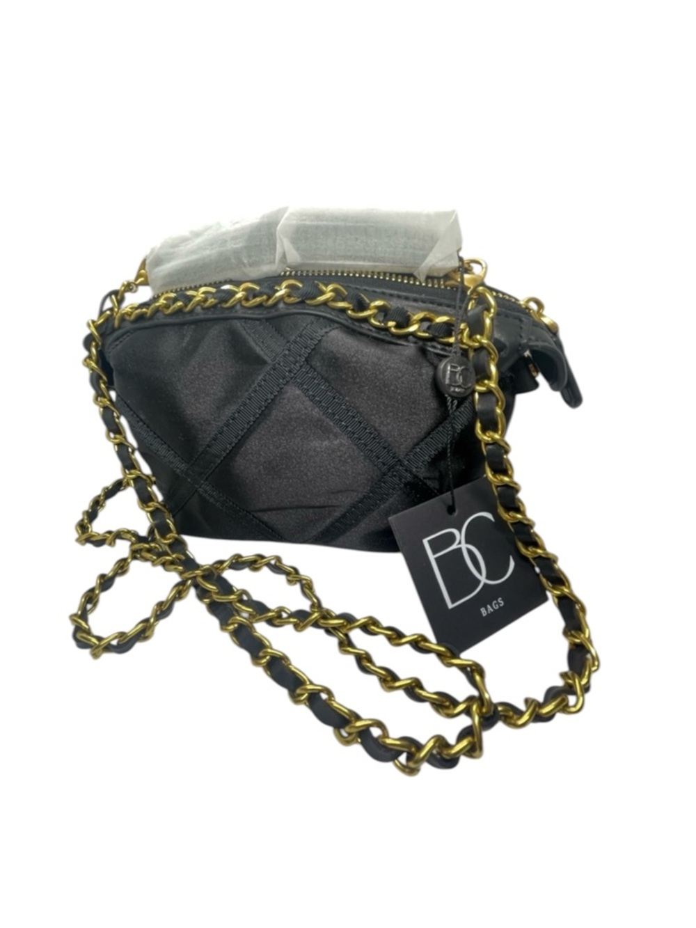 BC Black Chain Fashion purse Bag NWT